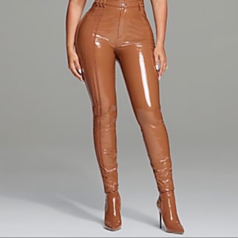 ivy park latex pants